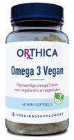 Orthica Omega 3 Vegan 60Capsules - thumbnail