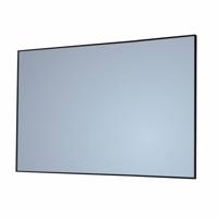 Badkamerspiegel Sanicare Q-Mirrors 70x70x2 cm Zwart Sanicare - thumbnail