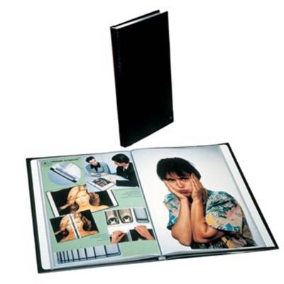 Rillstab showalbum A4 10 tassen, zwart Rillstab showalbum A4 10 tassen, zwart