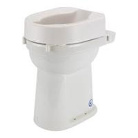 Toiletverhoger Etac Hi-Loo Vastgemonteerd met Deksel 10 cm Wit (draagvermogen tot 150 kg) - thumbnail