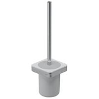Toiletborstel met Houder Geesa Frame Wit Chroom - thumbnail