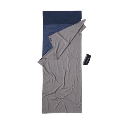 Cocoon Travel Sheet 100% Cotton Lakenzak Tuareg / Elephant Grey