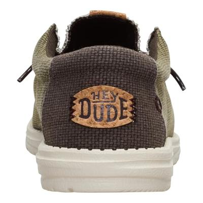 Heydude Instappers Walli Braided Burnt HD40003-3CI Groen-46 maat 46