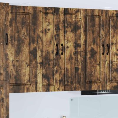 Keukenkast Gerookt eiken 30 x 31 x 100 cm Bewerkt hout
