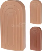 Vaas Regenboogvorm Roze 28cm Assorti 1st - thumbnail