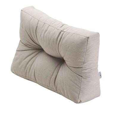 Summerset palletkussen Bloemendaal rug klein - zand - 60x40 cm