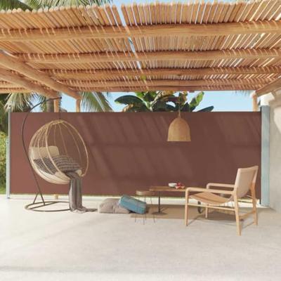 VidaXL Tuinscherm uittrekbaar 180x600 cm bruin VidaXL Tuinscherm uittrekbaar 180x600 cm bruin