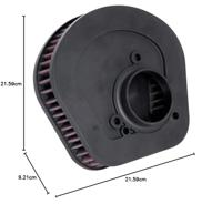 K&N vervangbaar luchtfilter replac. filter hd-1718 - thumbnail