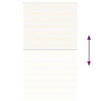 Zebra rolgordijn 120x200 cm stofbreedte 115,9 cm marmerbeige - thumbnail