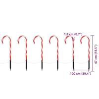 Kerstverlichting Zuurstokken 42LED 47cm - thumbnail