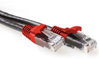 ACT Zwarte 3 meter U/UTP CAT6A patchkabel cross met RJ45 connectoren - thumbnail