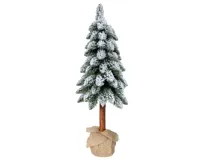 Everlands Tora kunstkerstboom 80cm groen/wit - thumbnail