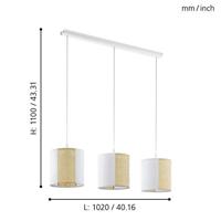 Eglo Eetkamer hanglampArnhem 3-lichts - 43402 - thumbnail