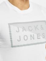 JACK & JONES CORE T-shirt JCOSHAWN van biologisch katoen wit - thumbnail