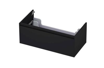 Onderkast INK 1 lade greeploos gelakt 45gr 90 cm x 45 cm x 35 cm Mat zwart 1240126