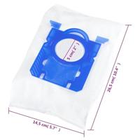 VidaXL Stofzuigerzakken voor philips s-bag 20 st - thumbnail