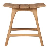 Ethnicraft Outdoor Krukje 'Osso' Teakhout, kleur Naturel - thumbnail