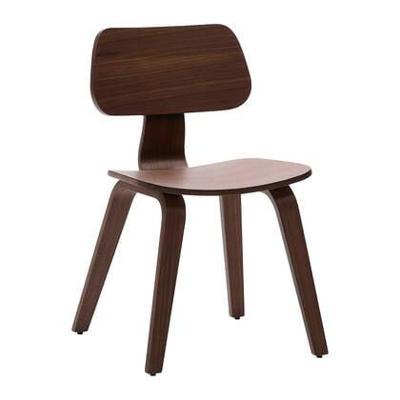 Kave Home Gena eetkamerstoel walnoot afwerking Kave Home Gena eetkamerstoel walnoot afwerking