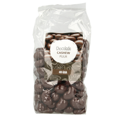 MijnNatuurwinkel Chocolade cashew noten puur 400 Gram