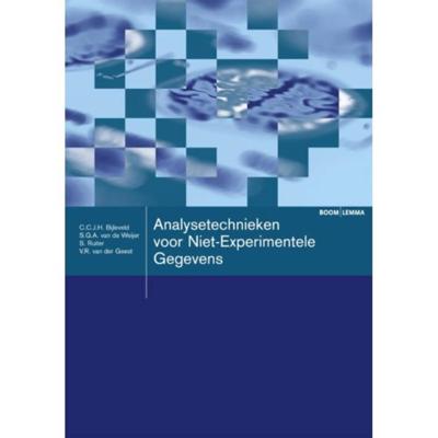 Analysetechnieken voor niet-experimentele gegevens (Paperback)