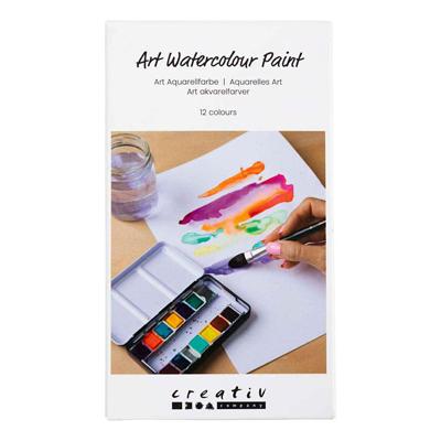 Creativ Company Art aquarelverf bloemen en landschappen - 12 kleuren Creativ Company Art aquarelverf bloemen en landschappen - 12 kleuren