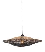 GOOD&MOJO Hanglamp 'Kalimantan' Bamboe, 60cm, kleur Zwart/Naturel - thumbnail