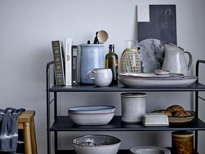 Bloomingville Eluna keukensnijplank Rond Marmer Grijs Bloomingville Eluna keukensnijplank Rond Marmer Grijs