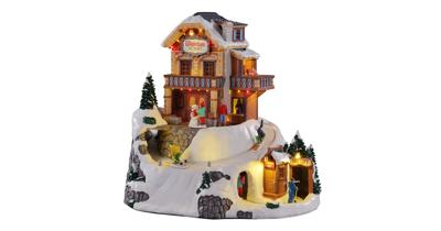 Lemax winterhaus resort bewegend kersthuisje Vail Village 2021