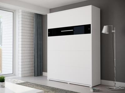 Opklapbed HOUDI 160x200 cm wit/zwart Opklapbed HOUDI 160x200 cm wit/zwart