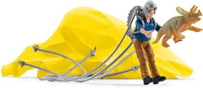 Schleich Dinosaurs - Dino parachute-reddingsbrigade speelfiguur - thumbnail