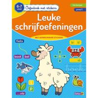 Deltas Oefenboek met stickers- leuke schrijf - thumbnail