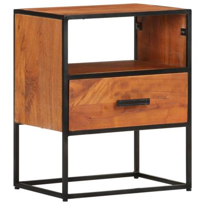 VidaXL Nachtkastje 40x30x50 cm massief acaciahout