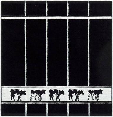 DDDDD DDDDD Keukendoek Koe 50x55 Zwart