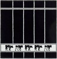 DDDDD DDDDD Keukendoek Koe 50x55 Zwart - thumbnail