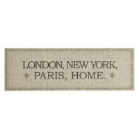 VidaXL Keukenmat wasbaar home-tekst 60x180 cm fluweel - thumbnail