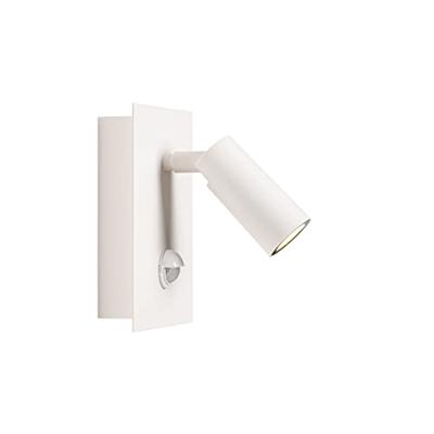 QAZQA Buiten wandlamp wit incl. LED IP54 bewegingssensor - Simon