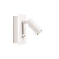 QAZQA Buiten wandlamp wit incl. LED IP54 bewegingssensor - Simon - thumbnail