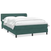 Boxspring met matras fluweel donkergroen 160x210 cm - thumbnail