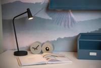 Lucide STIRLING - Oplaadbare Bureaulamp - Accu/Batterij - LED 3 StepDim - 1x3W 2700K - Zwart - thumbnail