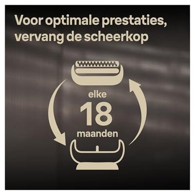 Braun Cassette series 9 pr 94M Scheerhoofden Zilver - thumbnail
