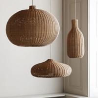 Bohemian Wicker Pendant Light - thumbnail