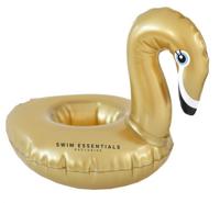 Swim Essentials opblaasbare bekerhouder zwaan goud - thumbnail