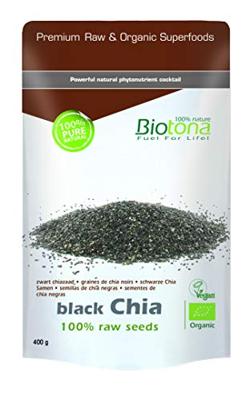 Black chia raw seeds bio