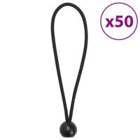 VidaXL Bungeekoorden met ballen 50 st 21x0,5 cm - thumbnail