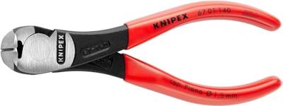 Knipex Kracht-voorsnijtang zwart geatramenteerd met kunststof bekleed 140 mm - 6701140 - thumbnail
