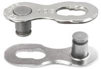 M-Wave kettingschakel fusion 1/2 x 11/128 staal 10s zilver - thumbnail