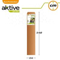 Parasol Aktive Crème Aluminium Staal 270 cm - thumbnail