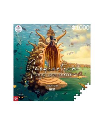 Fantasie puzzel: Jacek Yerka haven / haven 1000 elementen