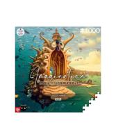 Fantasie puzzel: Jacek Yerka haven / haven 1000 elementen - thumbnail
