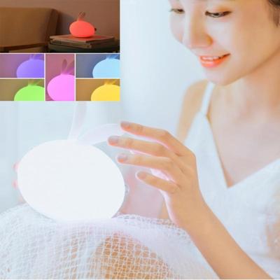 3life-302 konijn vorm kleurrijke gradiënt LED Pat licht 3 versnellingen helderheid aanpassing decoratieve nachtlampje voor slaapkamer studeerkamer 3life-302 konijn vorm kleurrijke gradiënt LED Pat licht 3 versnellingen helderheid aanpassing decoratieve nachtlampje voor slaapkamer studeerkamer